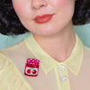 Black Cherry Precious Preserve Mini Brooch