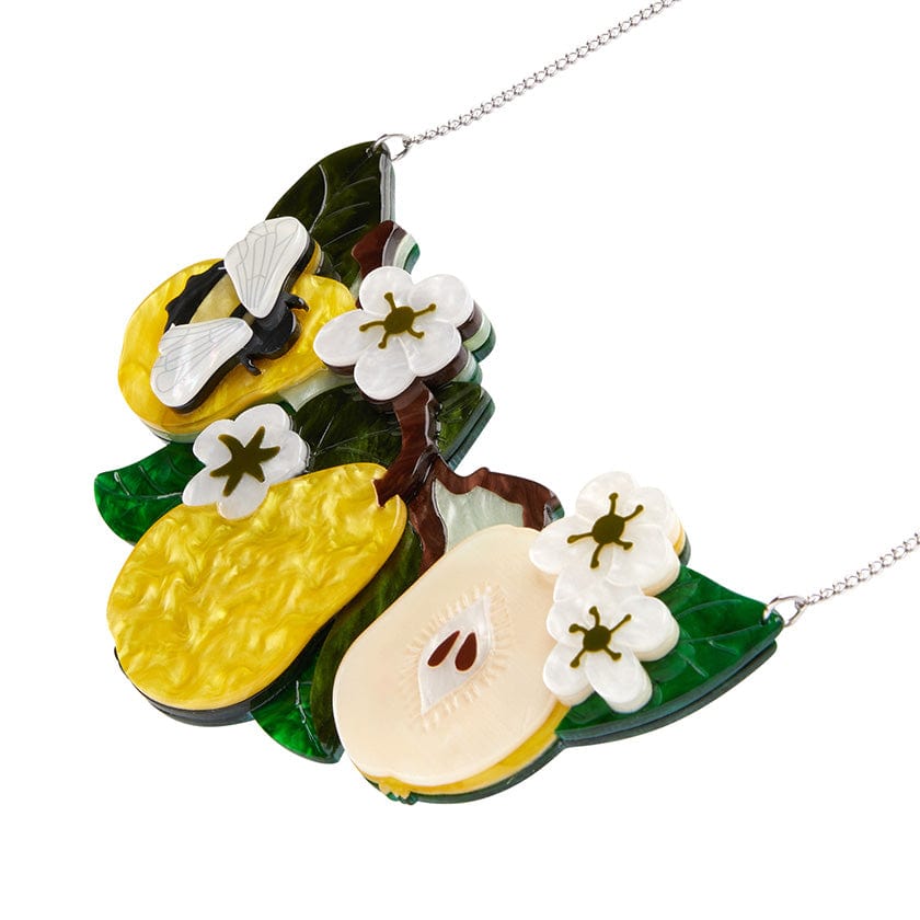 Compare the Pear Statement Necklace  -  Erstwilder  -  Quirky Resin and Enamel Accessories