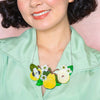 Compare the Pear Statement Necklace  -  Erstwilder  -  Quirky Resin and Enamel Accessories