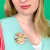 Sun Charmer Brooch  -  Erstwilder  -  Quirky Resin and Enamel Accessories