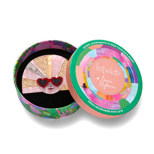 Groovy U.V. Brooch  -  Erstwilder  -  Quirky Resin and Enamel Accessories