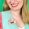 Groovy U.V. Brooch  -  Erstwilder  -  Quirky Resin and Enamel Accessories