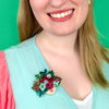 Spring to Life Brooch  -  Erstwilder  -  Quirky Resin and Enamel Accessories