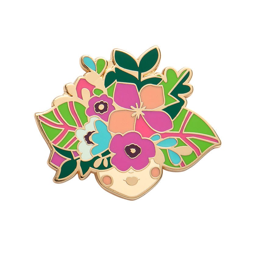 Spring to Life Enamel Pin  -  Erstwilder  -  Quirky Resin and Enamel Accessories