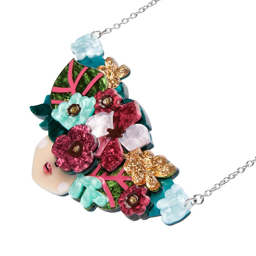 Spring to Life Necklace  -  Erstwilder  -  Quirky Resin and Enamel Accessories