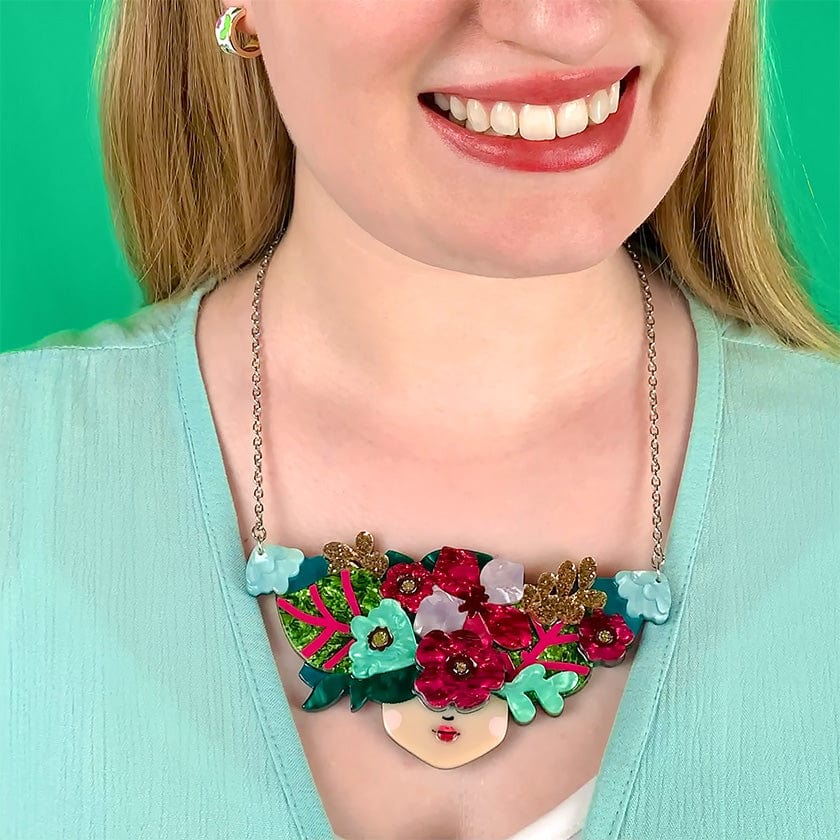 Spring to Life Necklace  -  Erstwilder  -  Quirky Resin and Enamel Accessories