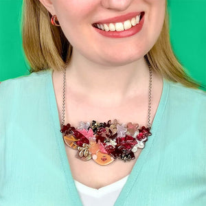 Turn a New Leaf Necklace  -  Erstwilder  -  Quirky Resin and Enamel Accessories