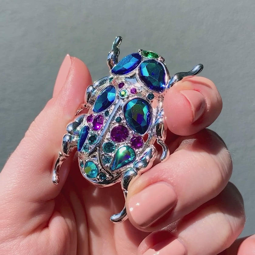 Nature's Noel Stone Set Crystal Brooch – Erstwilder