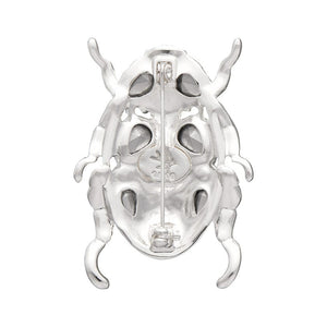 Nature's Noel Stone Set Crystal Brooch  -  Erstwilder  -  Quirky Resin and Enamel Accessories