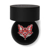 Flora Fox Face Stone Set Crystal Brooch