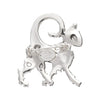 On the Prowl Cat Stone Set Crystal Brooch