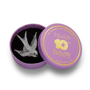 Erstwilder Bluebird of Happiness Brooch BH3380-0172