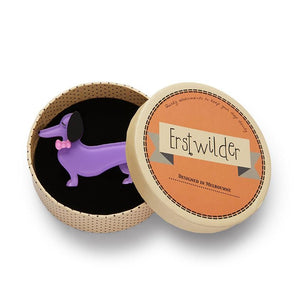 Erstwilder Spiffy the Sausage Dog Brooch BH4013-5000