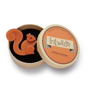 Erstwilder The Satisfied Squirrel Brooch BH4047-9000