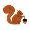 The Satisfied Squirrel Brooch