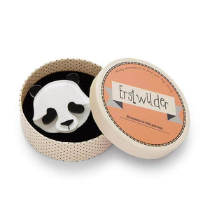 Erstwilder Pepita the Polite Panda Brooch BH5138-8070