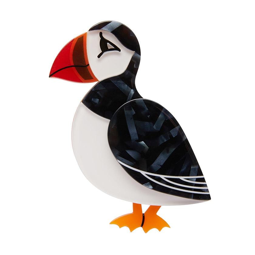 Erstwilder Piccolo Puffin Brooch BH5470-6170
