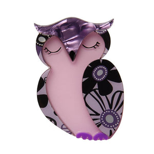 Erstwilder Olive Owl Brooch BH5526-5051