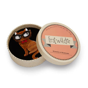 Erstwilder Elissa the Indie Cat Brooch BH5624-6200