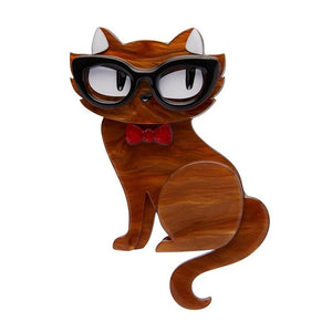 Erstwilder Elissa the Indie Cat Brooch BH5624-6200
