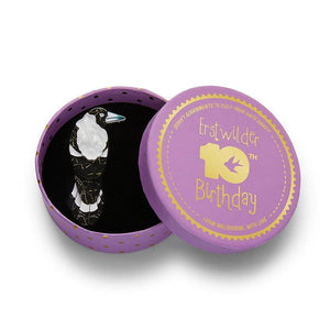 Erstwilder Marjorie Magpie Brooch BH5764-8070