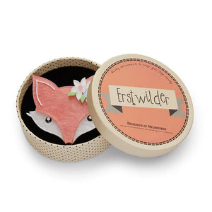 Erstwilder Flora Fox Face Brooch BH5908-6380