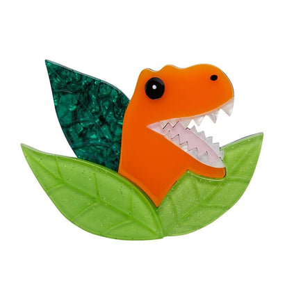 Erstwilder Peak-a-saurus Rex Brooch BH5993-6140