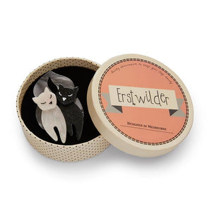 Erstwilder The Lovecats Brooch BH6007-8070