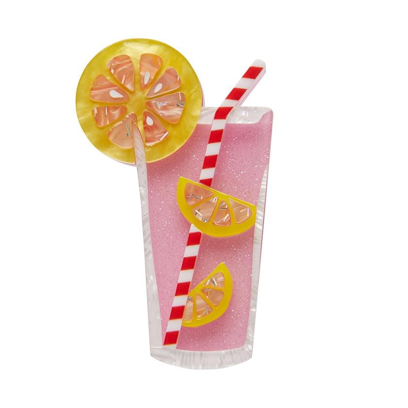 Erstwilder Pink Lemonade Brooch BH6265-2001