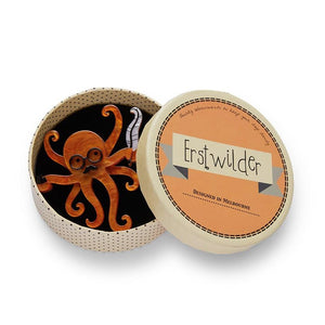 Erstwilder Octavious the Octo-Scribe Brooch BH6521-6100