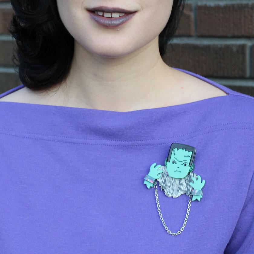 Erstwilder A Boy Named Boris Brooch BH6598-4370