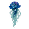 Slippin' Under Jellyfish Brooch