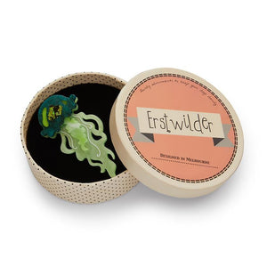 Erstwilder Slippin' Under Jellyfish Brooch BH6637-4041