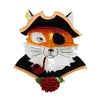 Erstwilder The Cunning Captain Fox Brooch BH6643-6170