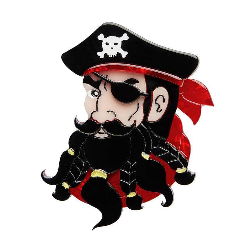 Erstwilder Edward the Exceptional Pirate Brooch BH6646-7010