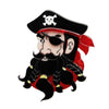 Edward the Exceptional Pirate Brooch