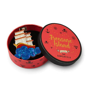 Erstwilder La Concorde Pirate Ship Brooch BH6649-3080