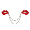 Erstwilder Double Feature Lips Double Brooch BH6651-1080