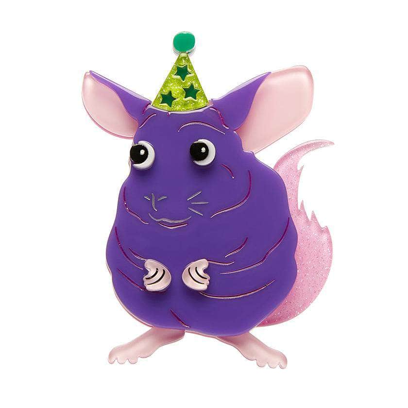 Chaz the Chinchilla Brooch – Erstwilder