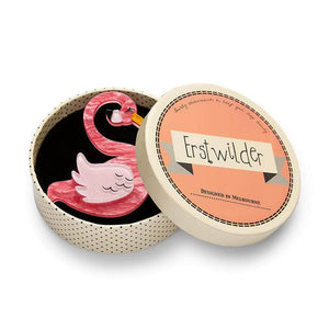 Erstwilder Francie the Flamingo Brooch BH6674-2065