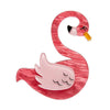 Francie the Flamingo Brooch