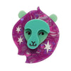 Leo the Leader Brooch