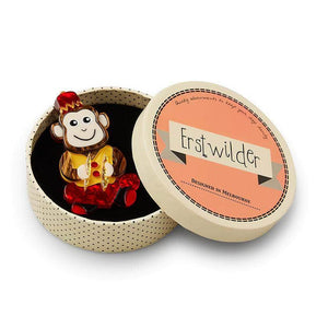 Erstwilder Charley Chimp Brooch BH6699-1060