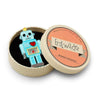 Nuts and Bolts Robot Brooch