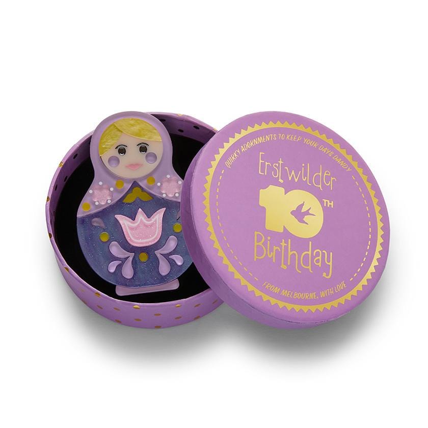 Erstwilder Matryoshka Memories Toy Brooch BH6711-2000