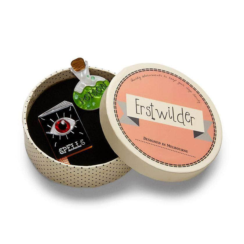 Erstwilder Witch's Brew Brooch Set BH6739-4070