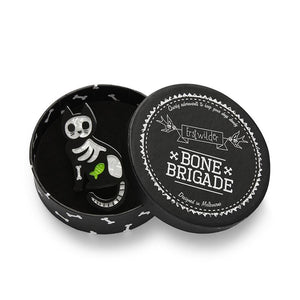 Erstwilder Tabby Tombstone Brooch BH6748-7000