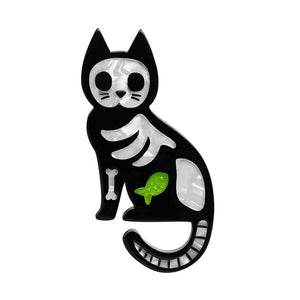 Erstwilder Tabby Tombstone Brooch BH6748-7000