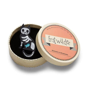 Erstwilder Tabby Tombstone Brooch BH6748-7080