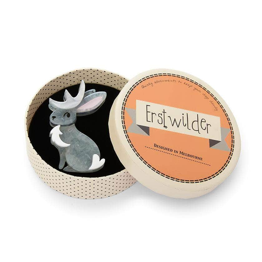 Erstwilder Stagbunny Brooch BH6769-7180